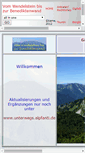 Mobile Screenshot of bergauf.alpfanti.de