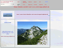 Tablet Screenshot of bergauf.alpfanti.de